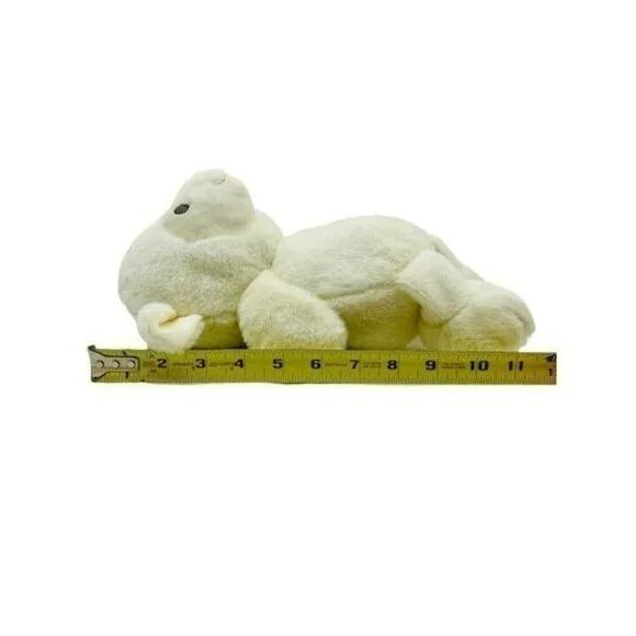 Kellytoy White Lamb Rattle Plush Crinkle Ears Cream Stuffed Animal Easter 11” - Picture 8 of 10